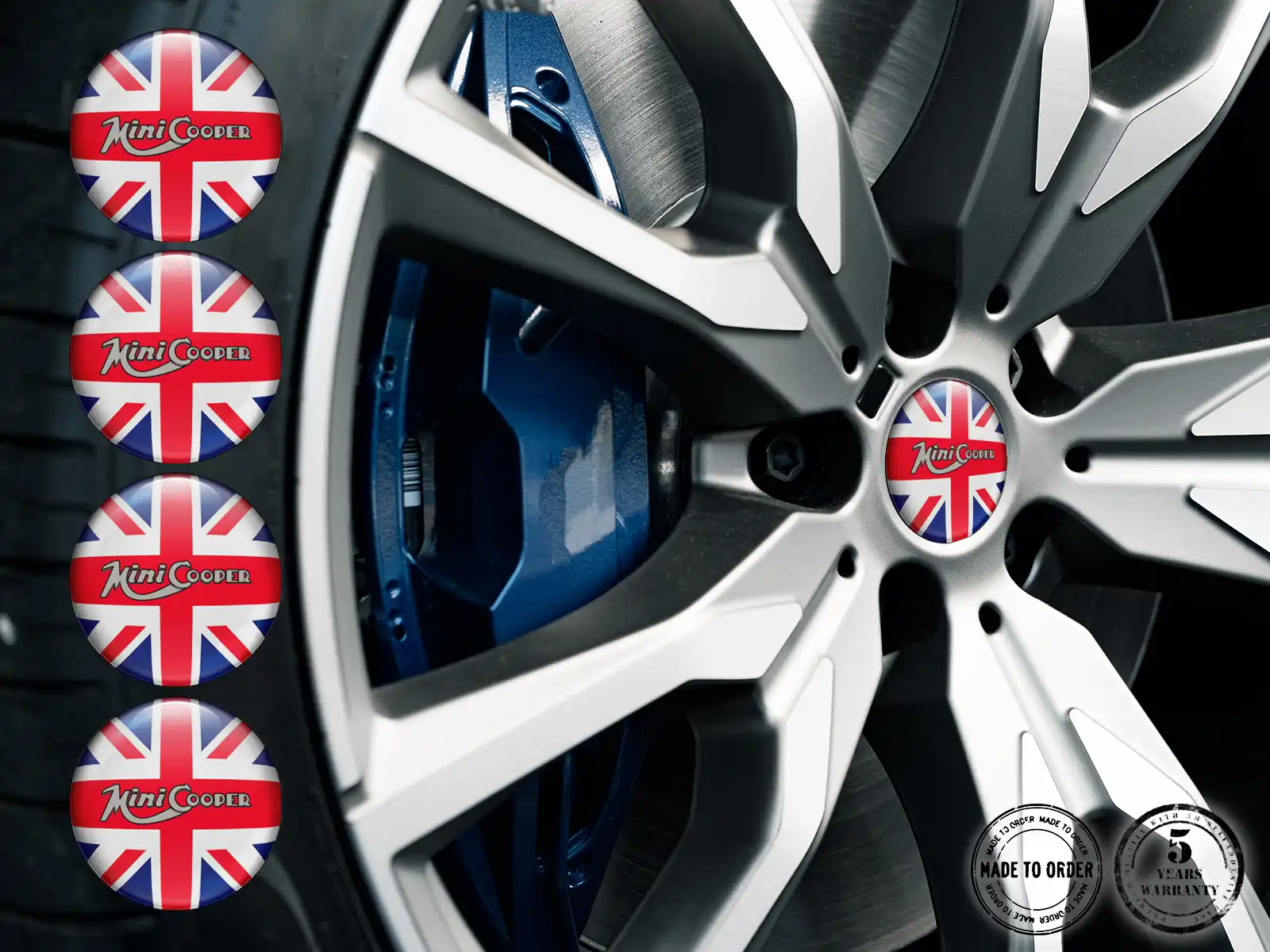 Mini Cooper Wheel Badges Edition Premium Car Labels